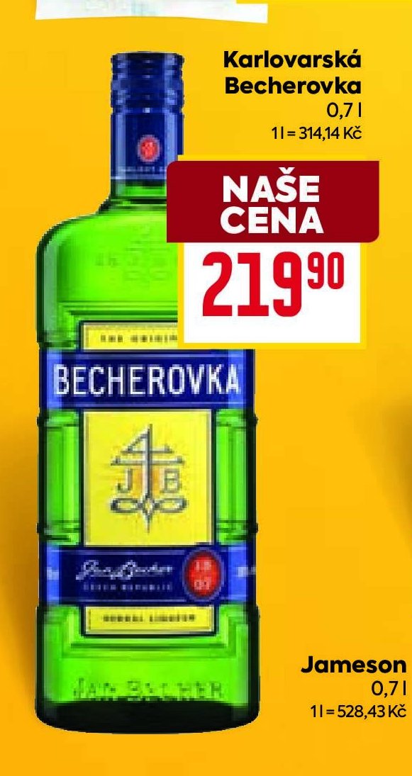 Karlovarská Becherovka 0,7 l
