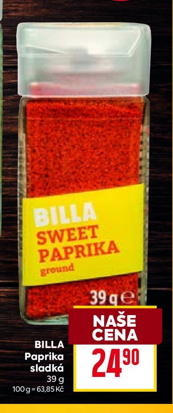 BILLA Paprika sladká