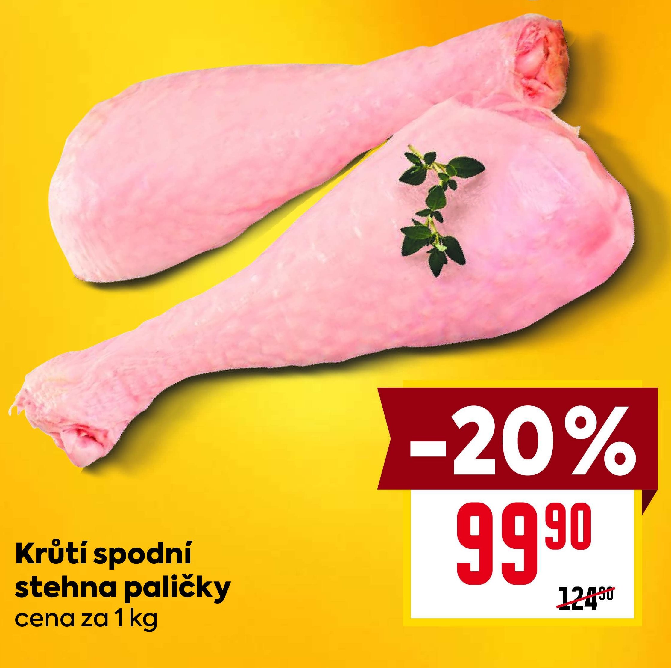 Krůtí spodní stehna paličky