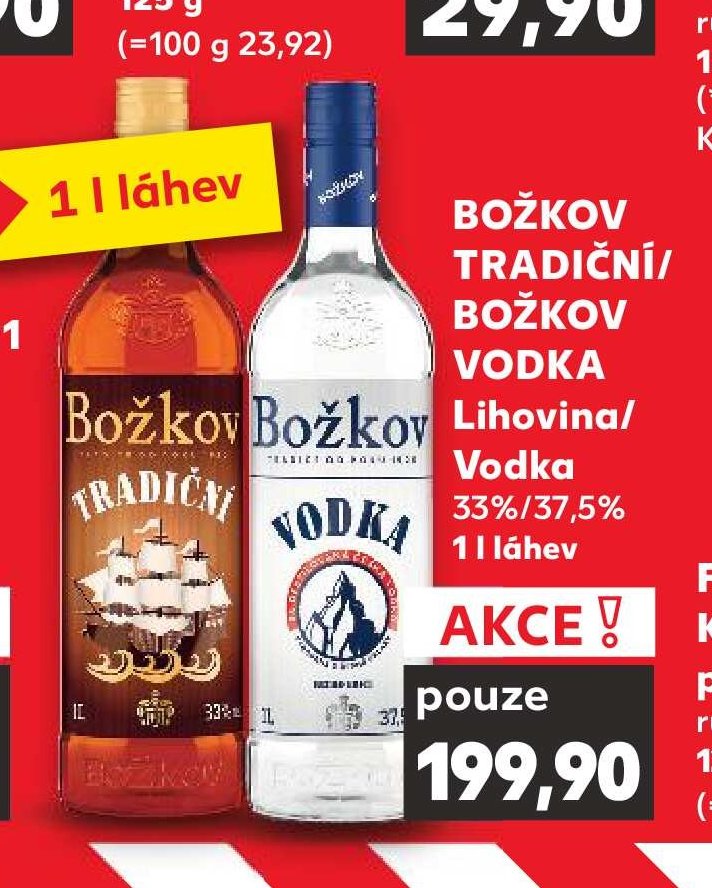 Božkov Tradiční / Božkov Vodka