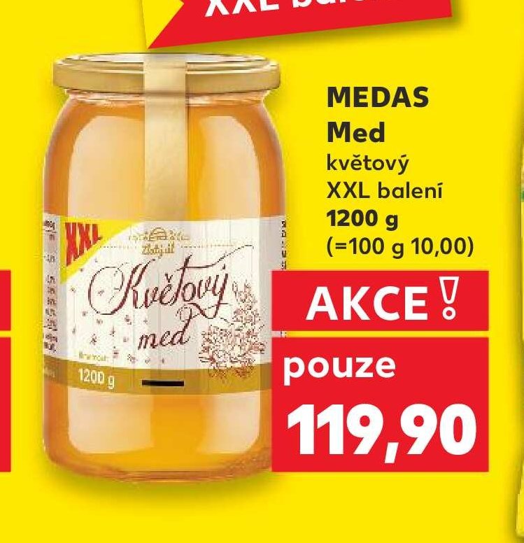 MEDAS Med květový XXL balení 1200 g