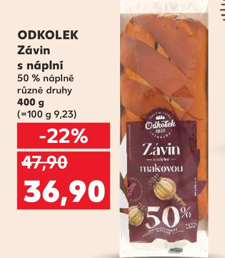 ODKOLEK Závin s náplní