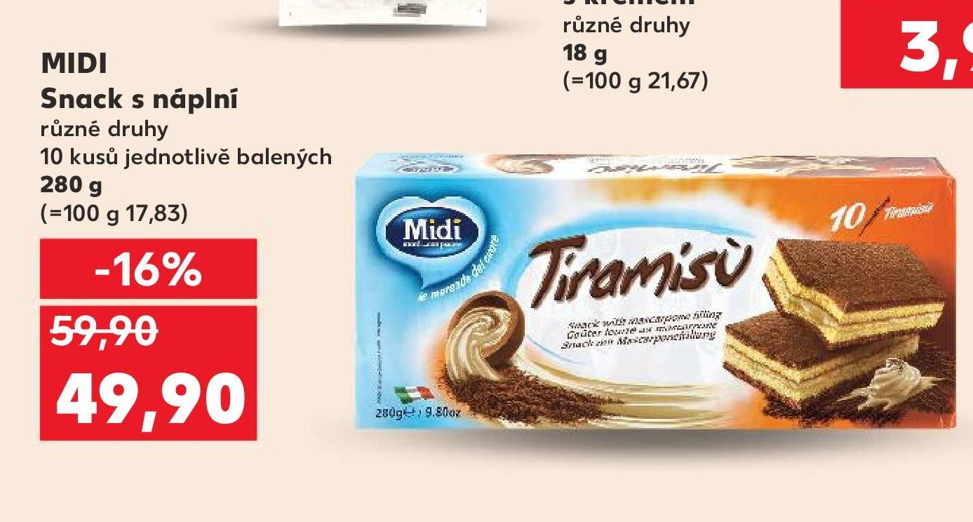 MIDI Snack s náplní