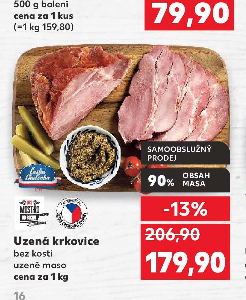 Uzená krkovice