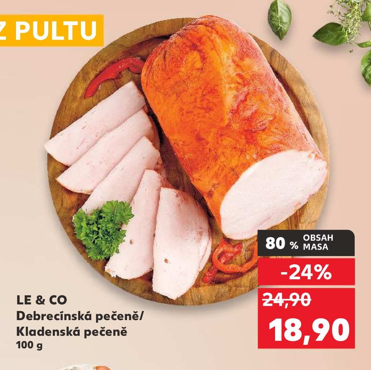 LE & CO Debrecínská pečeně/ Kladenská pečeně 100 g
