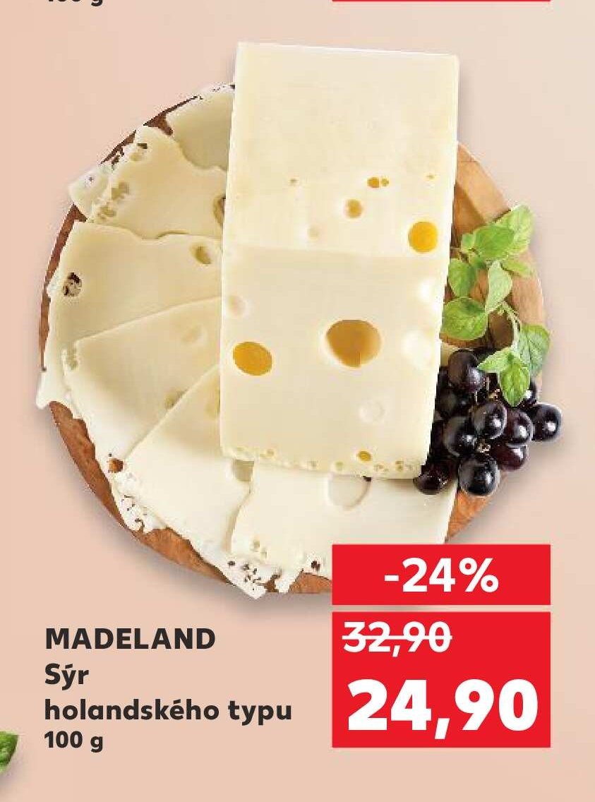 MADELAND Sýr holandského typu