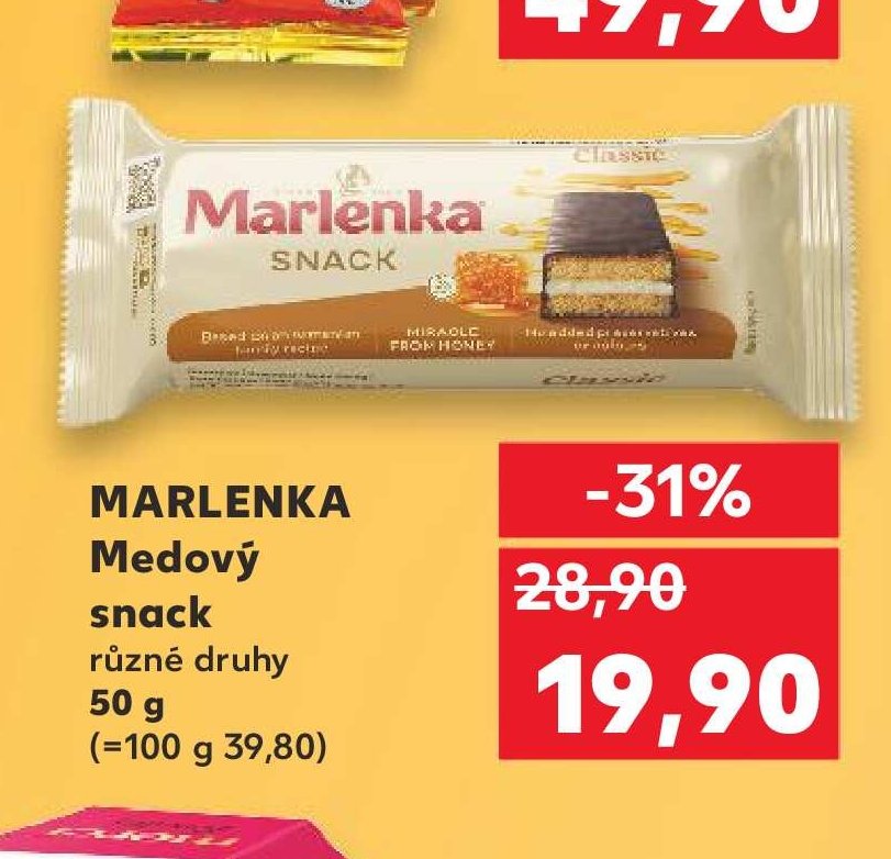 Marlenka Medový snack