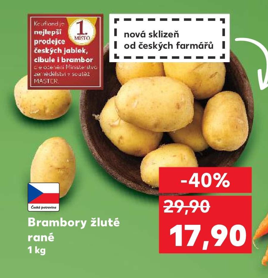 Brambory žluté rané