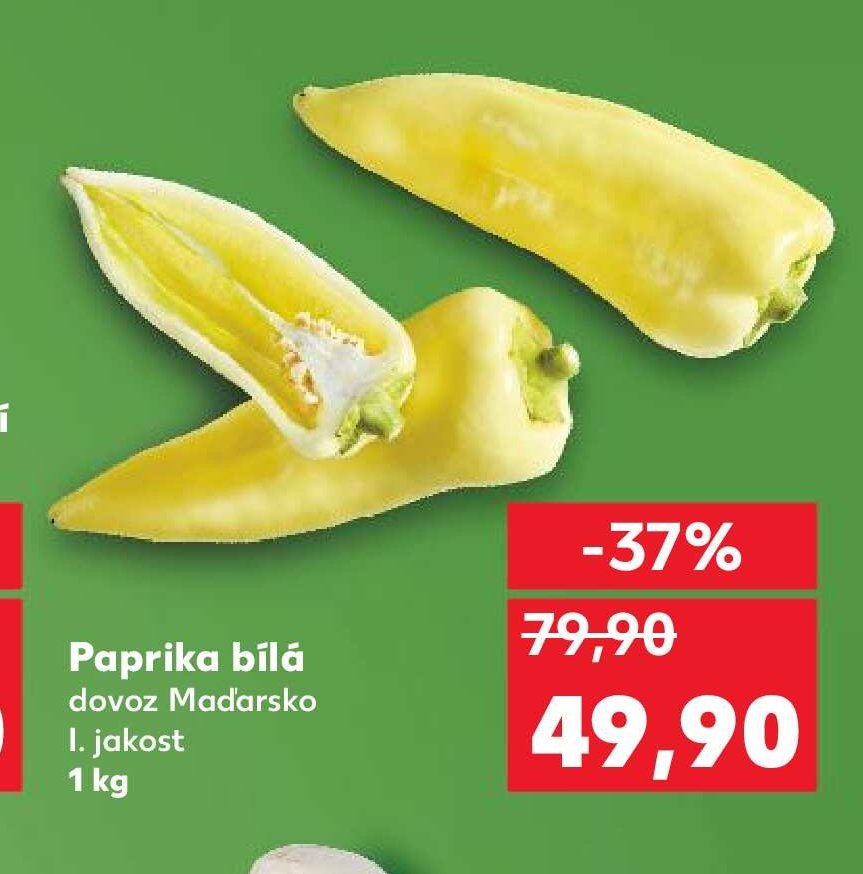 Paprika bílá