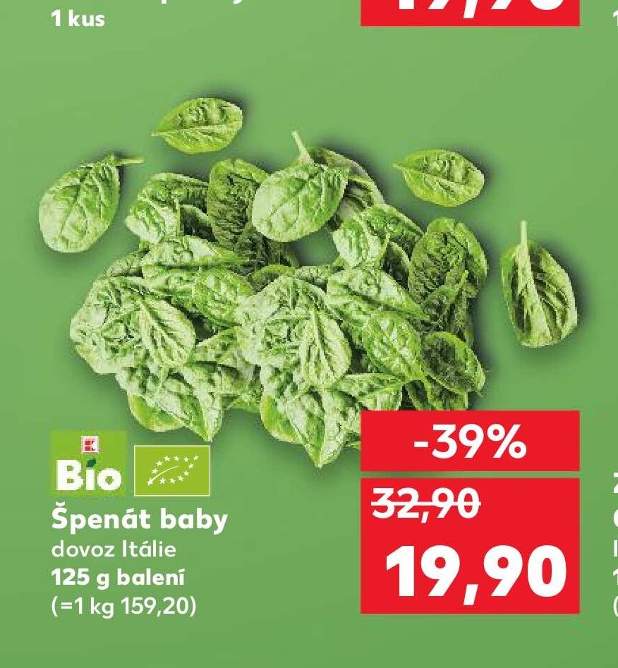 Bio Špenát baby