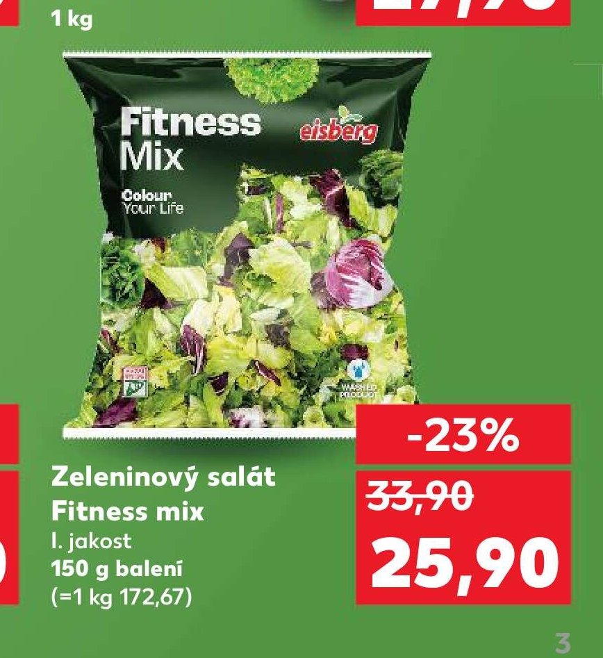 Zeleninový salát Fitness mix