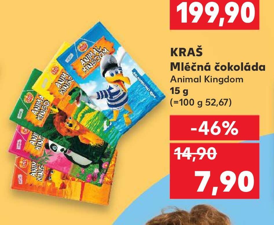 Kraš Mléčná čokoláda Animal Kingdom