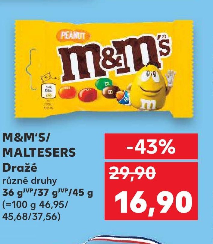 M&M's / Maltesers Dražé