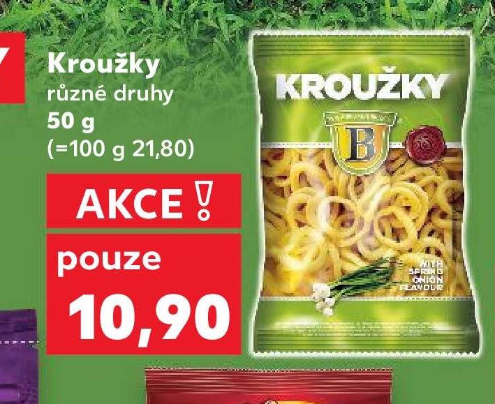 Kroužky různé druhy 50 g