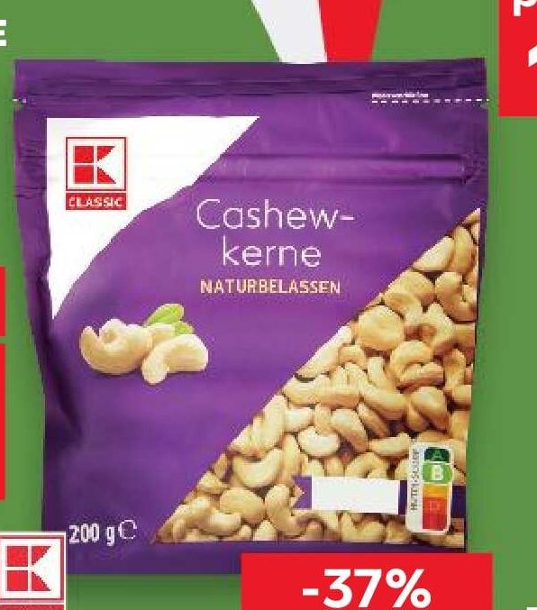K-Classic Cashew kerne 200 g