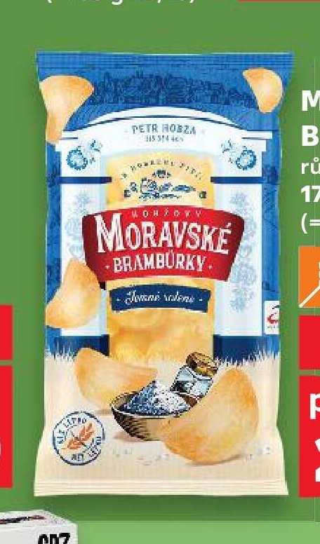 Moravské brambůrky různé druhy 175 g