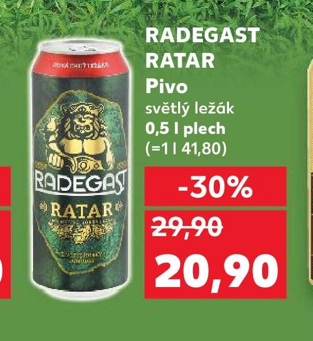 Radegast Ratar pivo