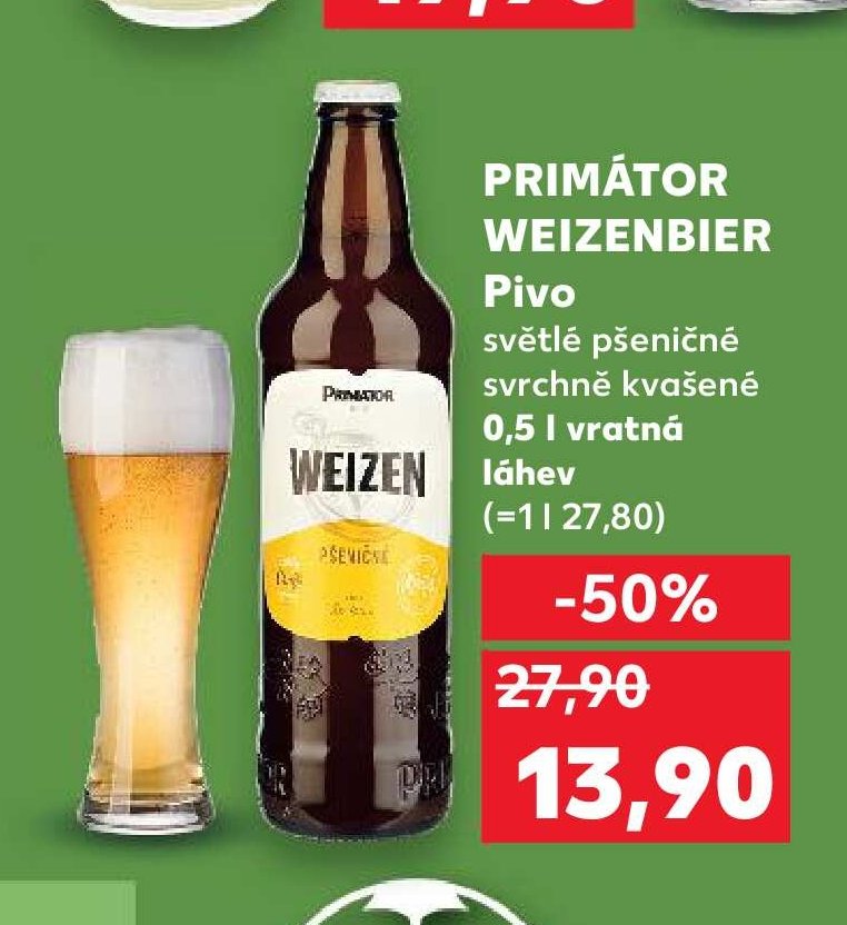 Primátor Weizenbier pivo