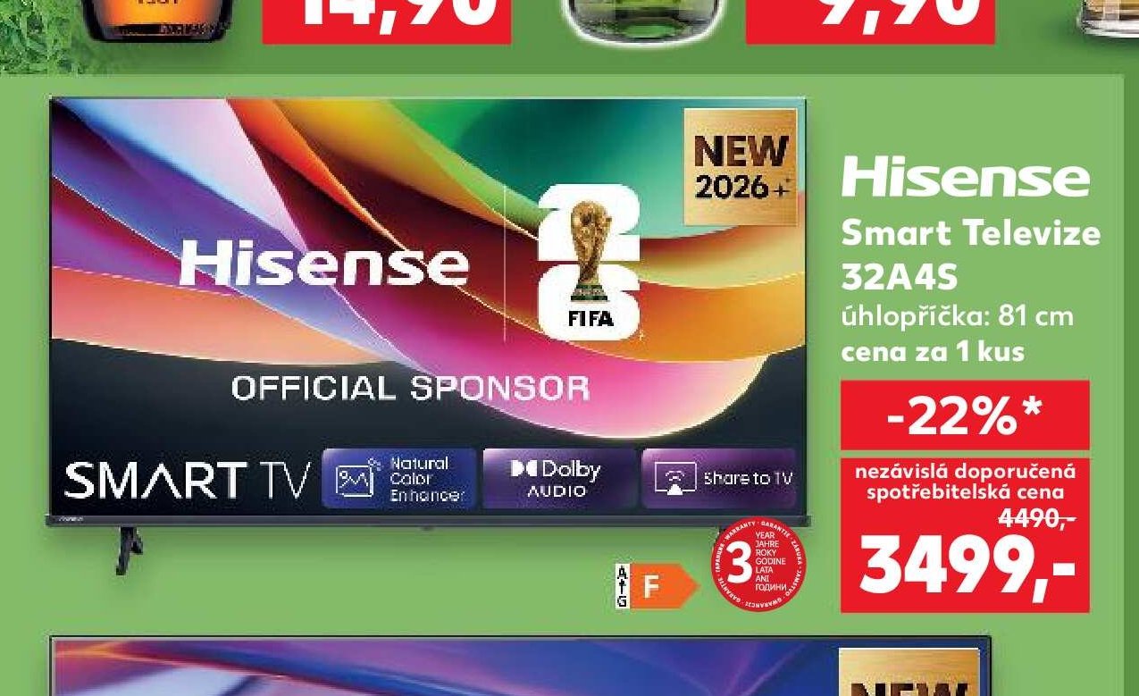 Hisense Smart Televize 32A4S