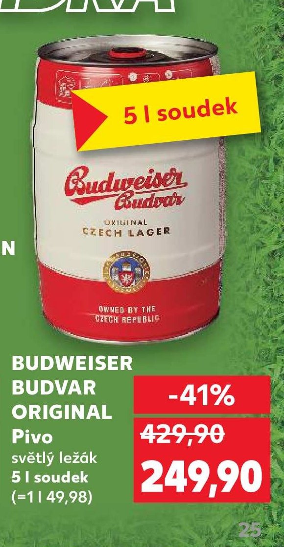 Budweiser Budvar Original pivo
