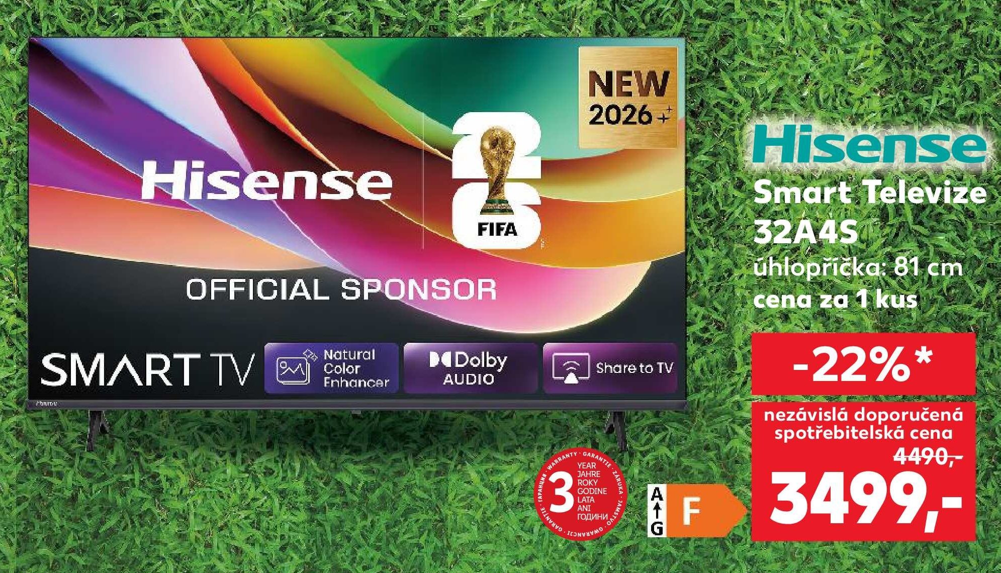 Hisense Smart Televize 32A4S