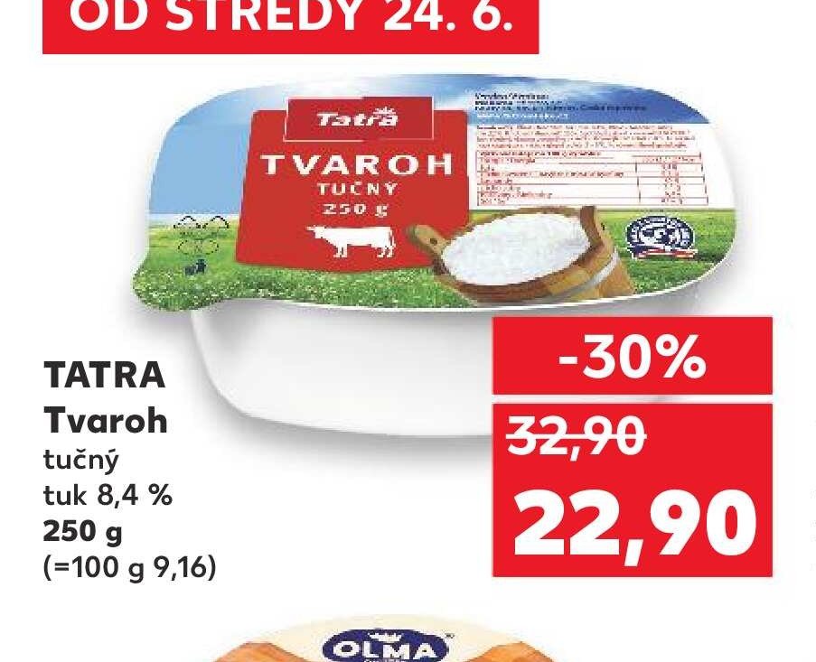 TATRA Tvaroh tučný 250 g
