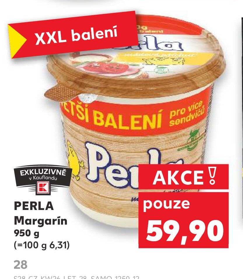 PERLA Margarín 950 g