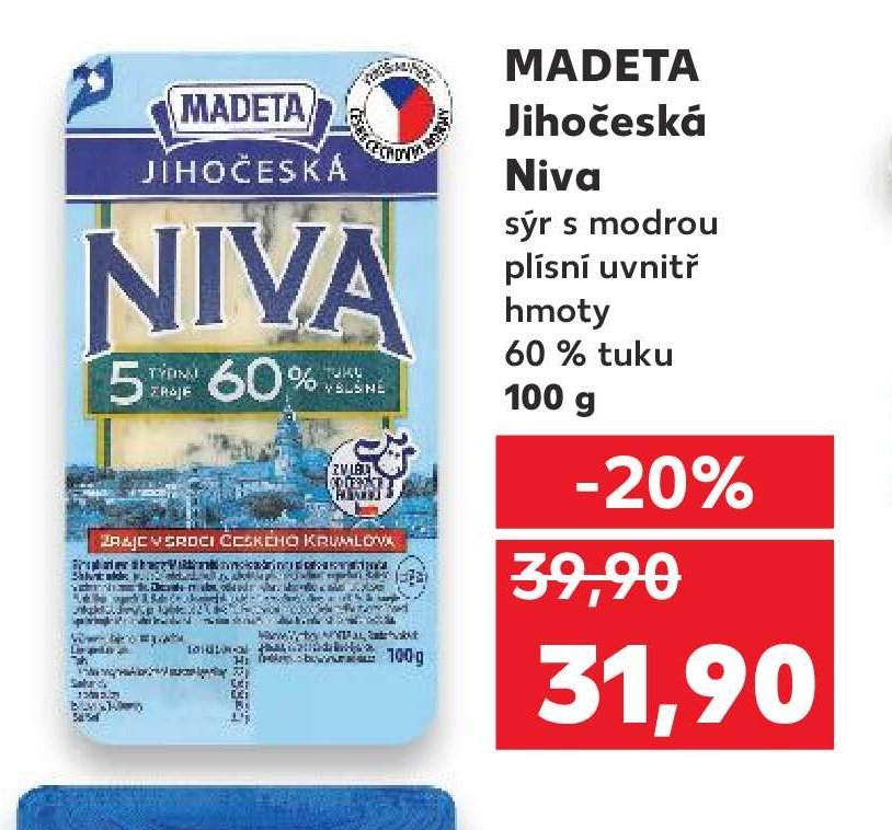Madeta Jihočeská Niva