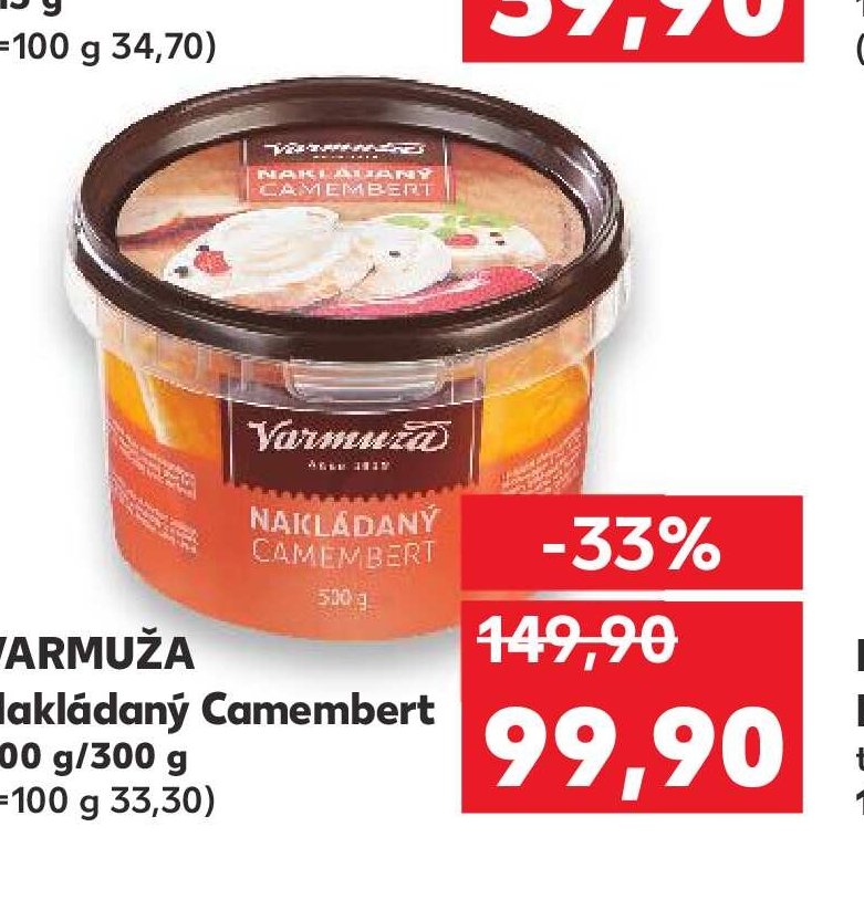 Varmuža Nakládaný Camembert