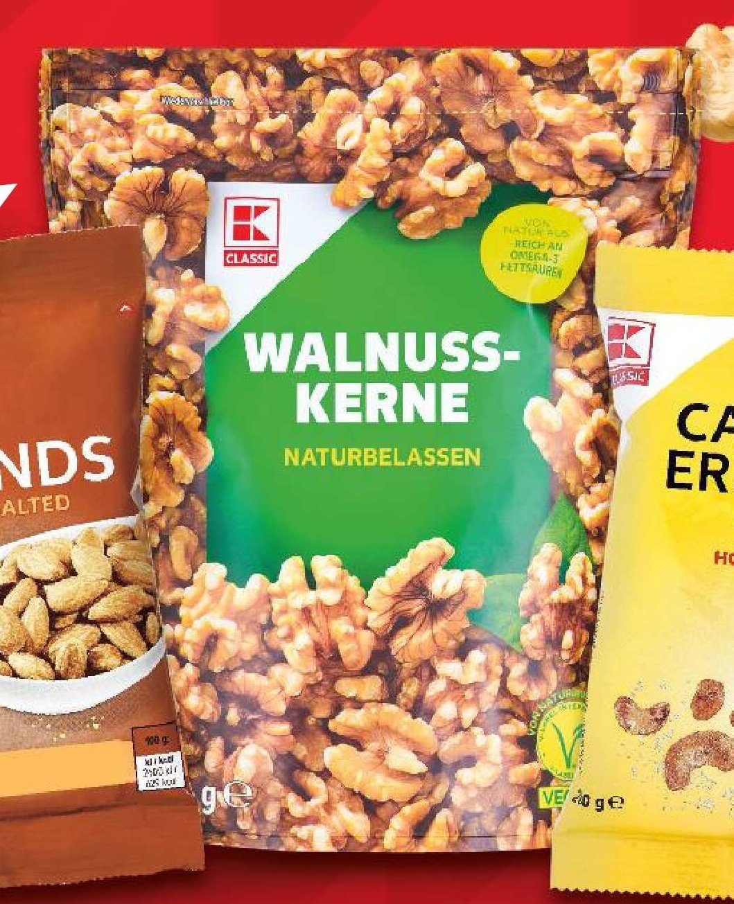 K-Classic Walnuss Kerne Naturbelassen