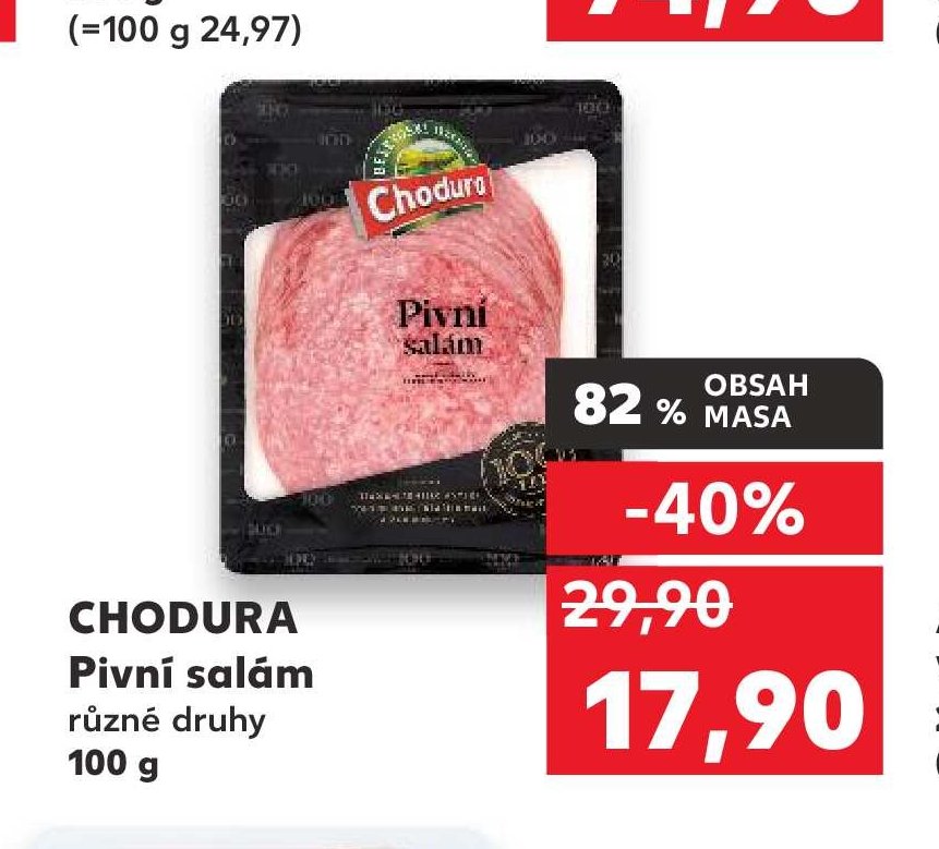 CHODURA Pivní salám