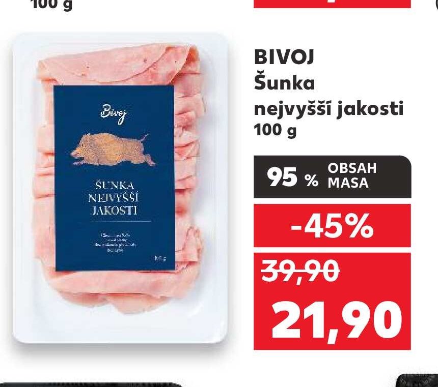 BIVOJ Šunka nejvyšší jakosti