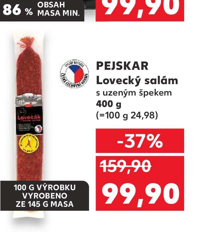 PEJSKAR Lovecký salám