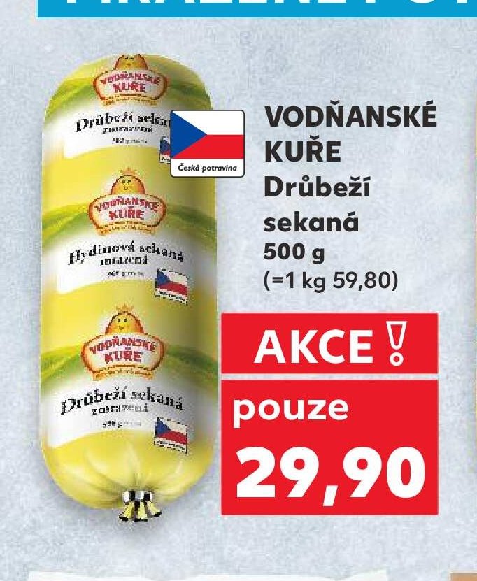 Vodňanské kuře Drůbeží sekaná 500 g