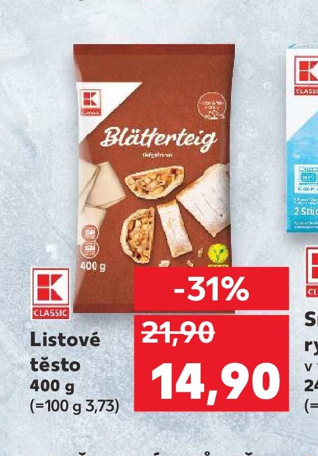 Classic Listové těsto 400 g