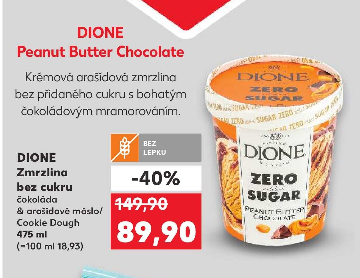 Dione Peanut Butter Chocolate zmrzlina 475 ml