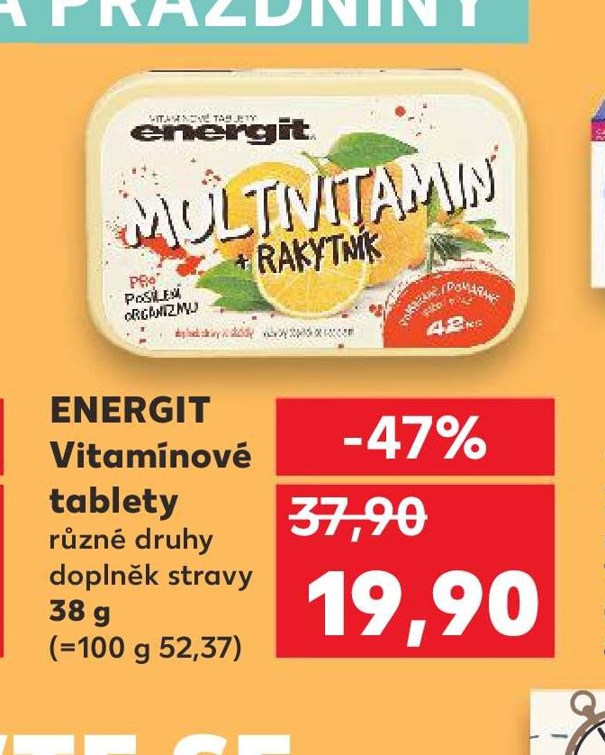 ENERGIT Vitamínové tablety