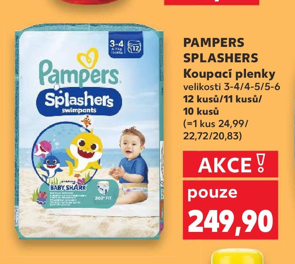 PAMPERS SPLASHERS Koupací plenky