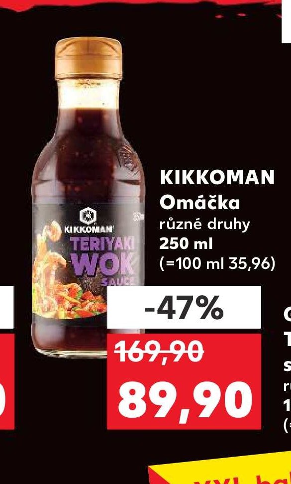KIKKOMAN Omáčka různé druhy 250 ml