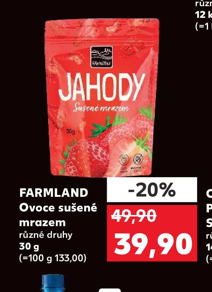 FARMLAND Ovoce sušené mrazem různé druhy 30 g