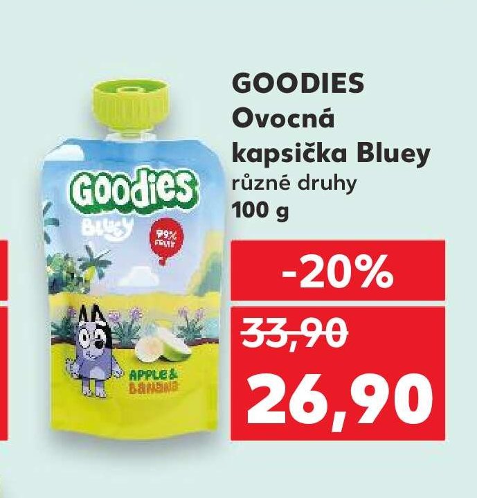 GOODIES Ovocná kapsička Bluey