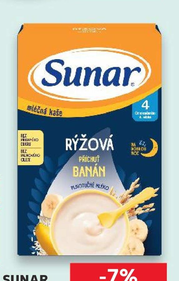 SUNAR Mléčná kaše