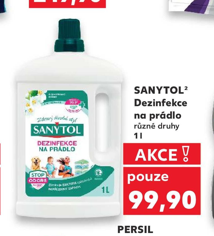 SANYTOL Dezinfekce na prádlo