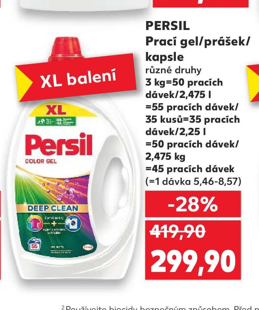 PERSIL Prací gel/prášek/kapsle