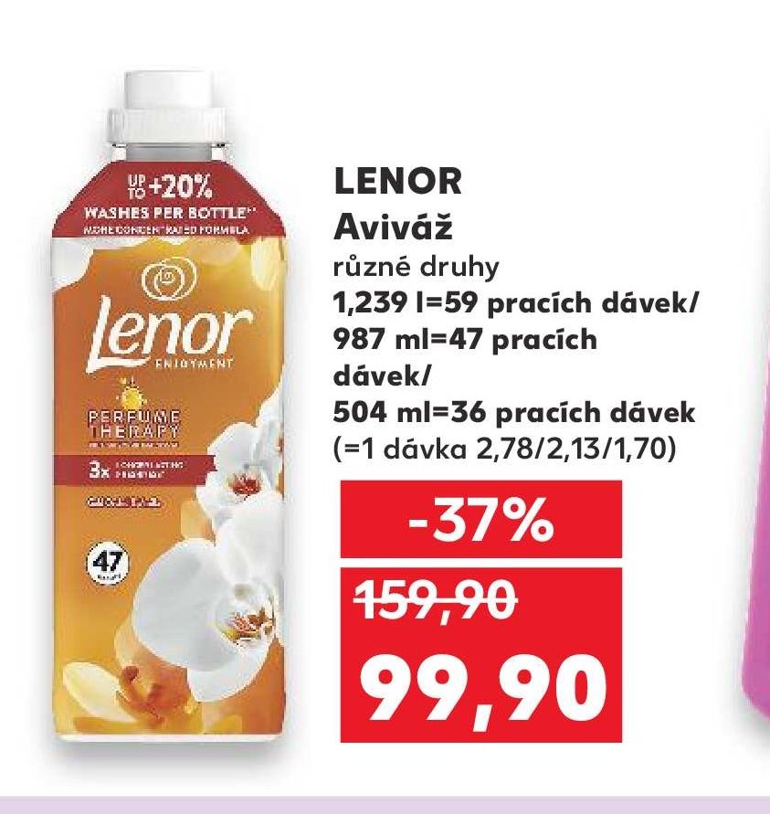 LENOR Aviváž různé druhy