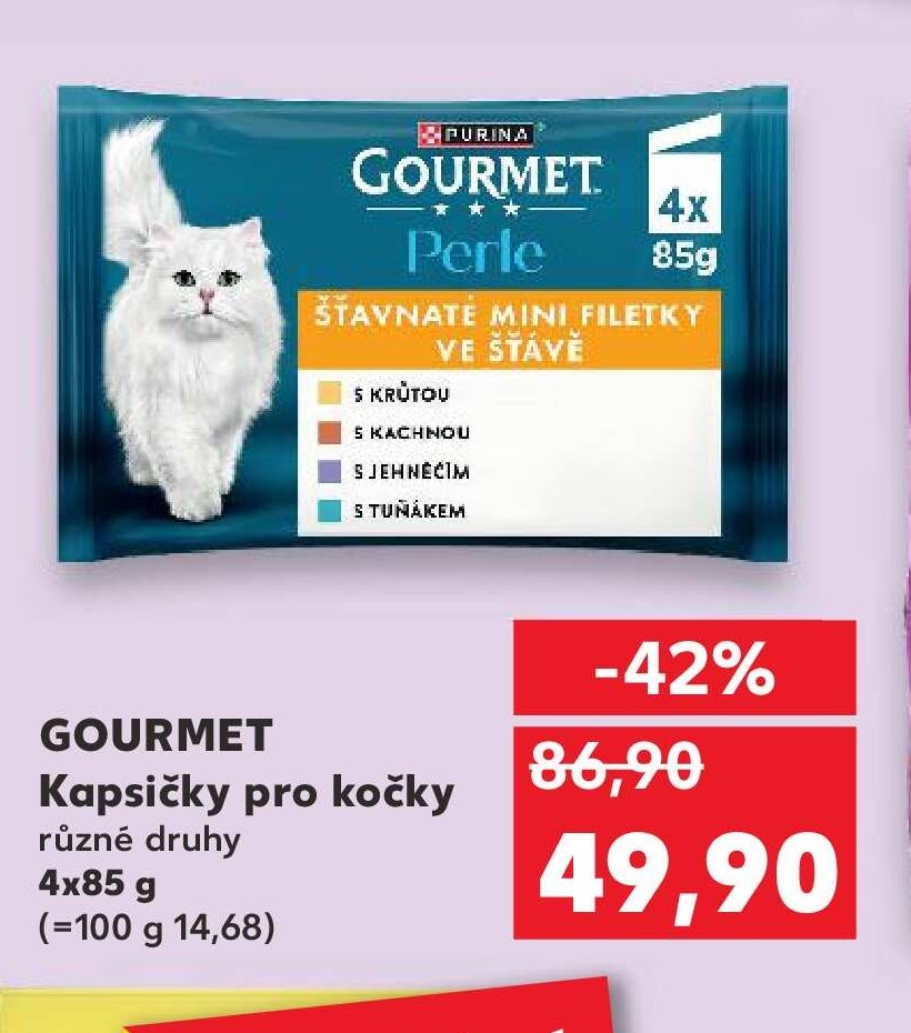 GOURMET Kapsičky pro kočky různé druhy
