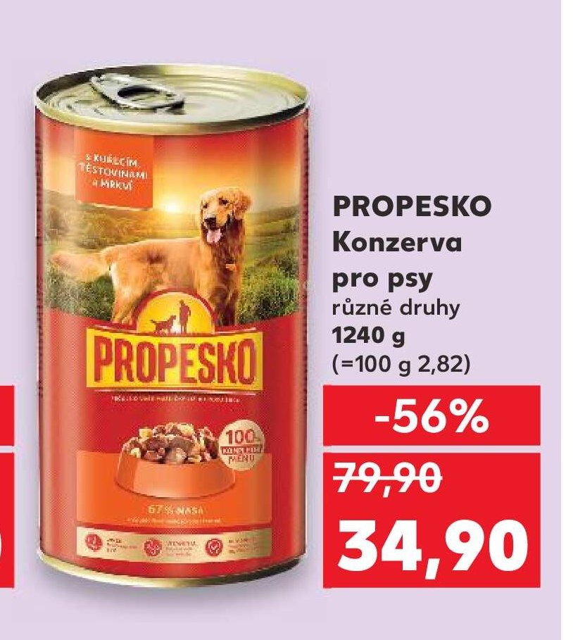 PROPESKO Konzerva pro psy různé druhy