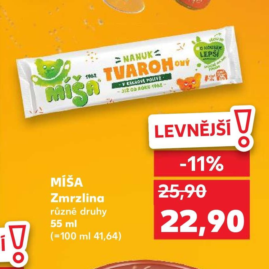 Míša Tvarohový nanuk