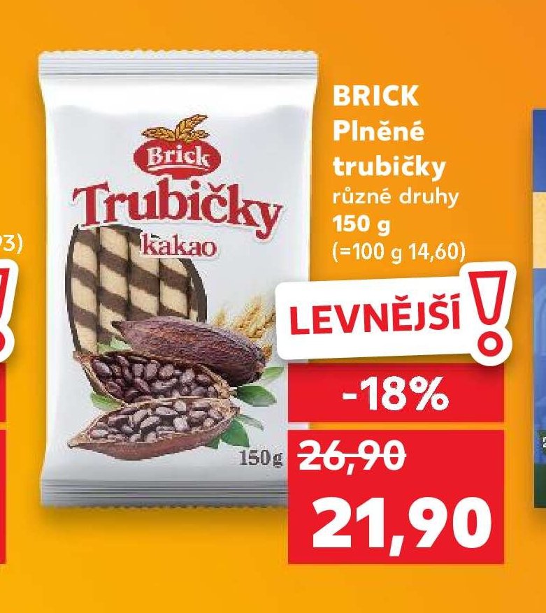 BRICK Plněné trubičky