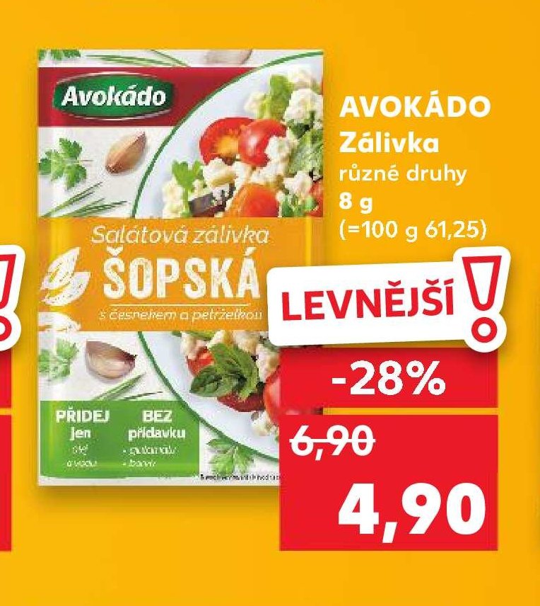 AVOKÁDO Zálivka